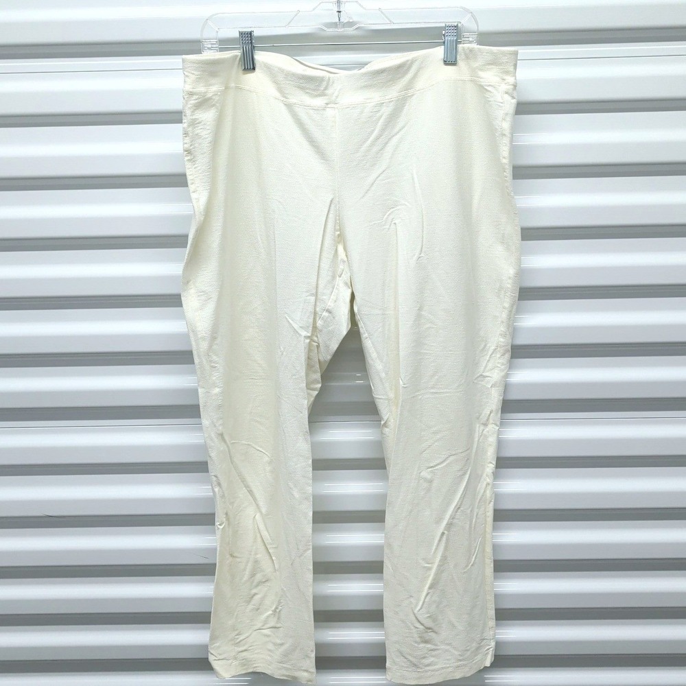 Eileen Fisher Vintage Minimalist Straight Leg Pants XL Women — photo 2